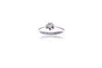 Anello con diamante - Asta Preziosi