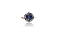 Anello con pietra e diamanti - Asta Preziosi