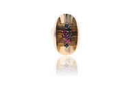 Anello con rubini e zaffiri - Asta Preziosi