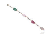 Bracciale con pietre e perle - Asta Preziosi