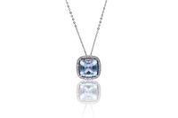 Collana con acquamarina e diamanti - Asta Preziosi