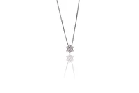 Collana e ciondolo con diamanti - Asta Preziosi