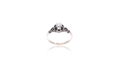 Anello con diamante - Asta Preziosi