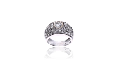 Anello con diamanti - Asta Preziosi
