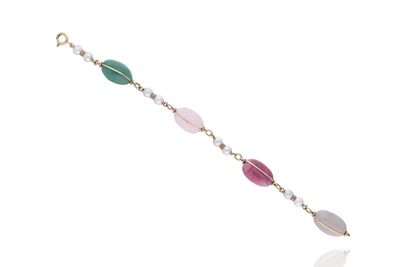 Bracciale con pietre e perle - Asta Preziosi
