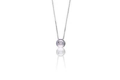 Collana con diamante - Asta Preziosi