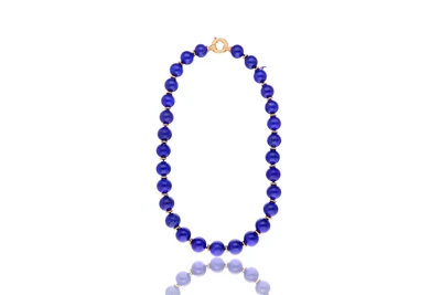 Collana con sfere di lapislazzuli - Asta Preziosi