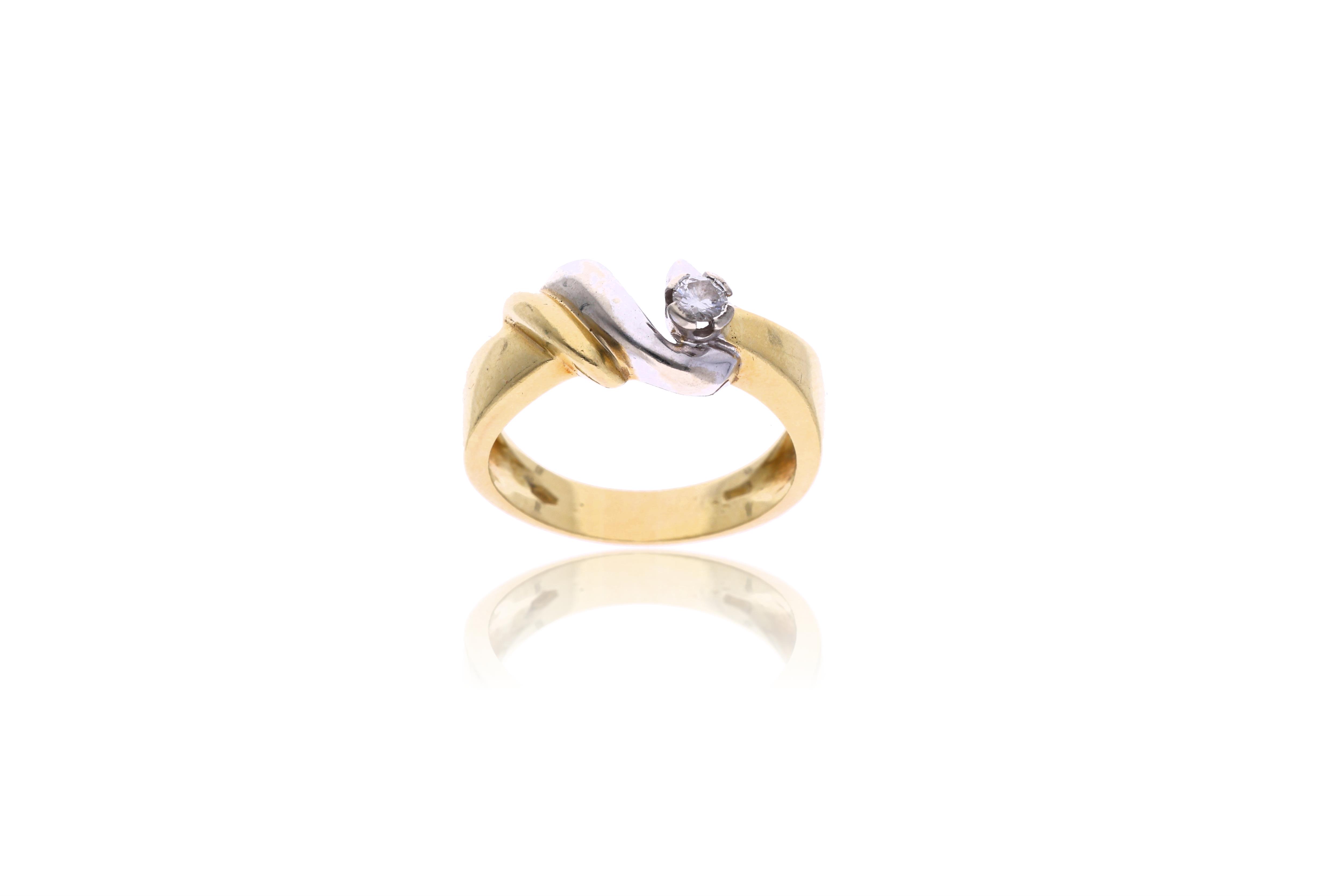 Anello con diamante - Asta Preziosi