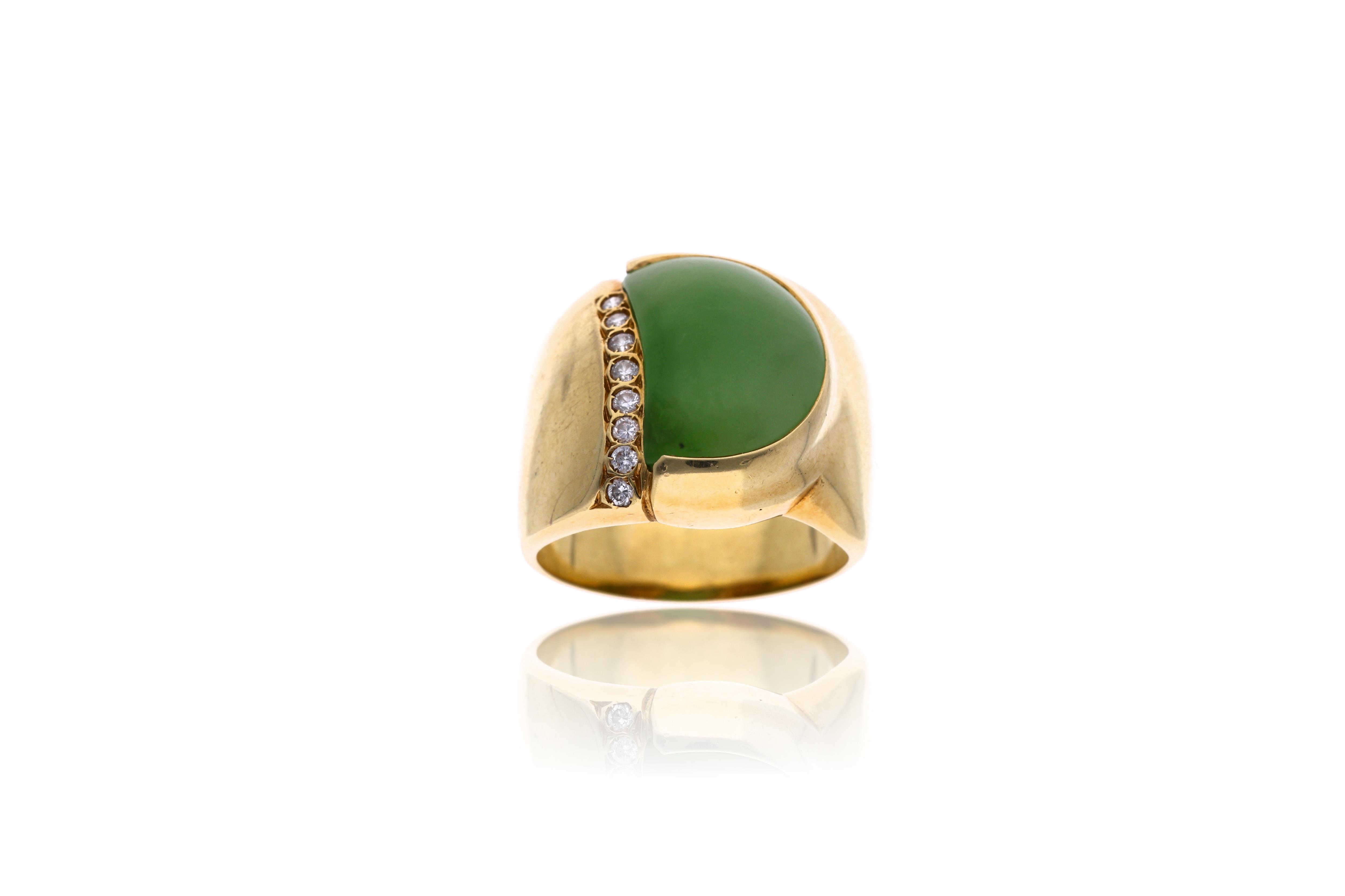 Anello con pietra e diamanti - Asta Preziosi