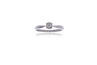 Anello con diamante - Asta Preziosi