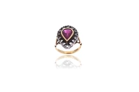 Anello con rubino e diamanti - Asta Preziosi Anello con rubino e diamanti - Asta Preziosi