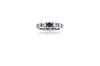 Anello con zaffiri e diamanti - Asta Preziosi Anello con zaffiri e diamanti - Asta Preziosi