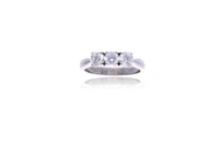 Anello trilogy con diamanti - Asta Preziosi
