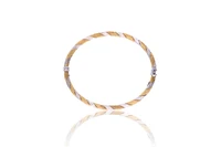 Bracciale in oro bicolore - Asta Preziosi