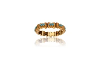 Bracciale modulare con turchesi - Asta Preziosi