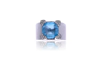 Chopard, anello con topazio e diamanti - Asta Preziosi Chopard, anello con topazio e diamanti - Asta Preziosi