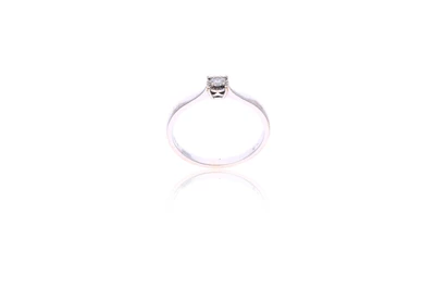 Anello con diamante - Asta Preziosi