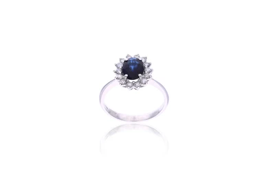 Anello con pietra e diamanti - Asta Preziosi Anello con pietra e diamanti - Asta Preziosi