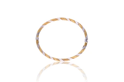 Bracciale in oro bicolore - Asta Preziosi