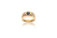 Anello con diamanti e zaffiro - Asta Preziosi Anello con diamanti e zaffiro - Asta Preziosi
