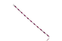 Bracciale con diamanti e rubini - Asta Preziosi Bracciale con diamanti e rubini - Asta Preziosi