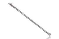 Bracciale tennis con diamanti - Asta Preziosi Bracciale tennis con diamanti - Asta Preziosi