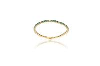 Bracciale tennis con smeraldi e diamanti - Asta Preziosi Bracciale tennis con smeraldi e diamanti - Asta Preziosi