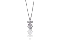Collana e ciondolo con diamanti - Asta Preziosi Collana e ciondolo con diamanti - Asta Preziosi