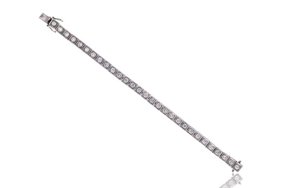 Bracciale tennis con diamanti - Asta Preziosi Bracciale tennis con diamanti - Asta Preziosi