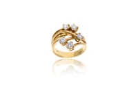 Anello con diamanti trattati - Asta Preziosi Anello con diamanti trattati - Asta Preziosi