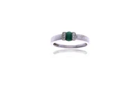 Anello con smeraldo e diamanti - Asta Preziosi
