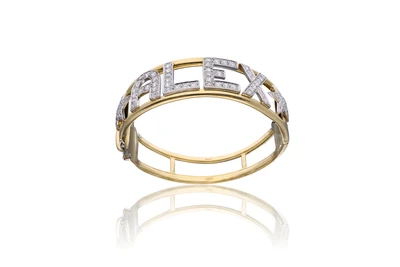 Bracciale rigido con diamanti - Asta Preziosi Bracciale rigido con diamanti - Asta Preziosi