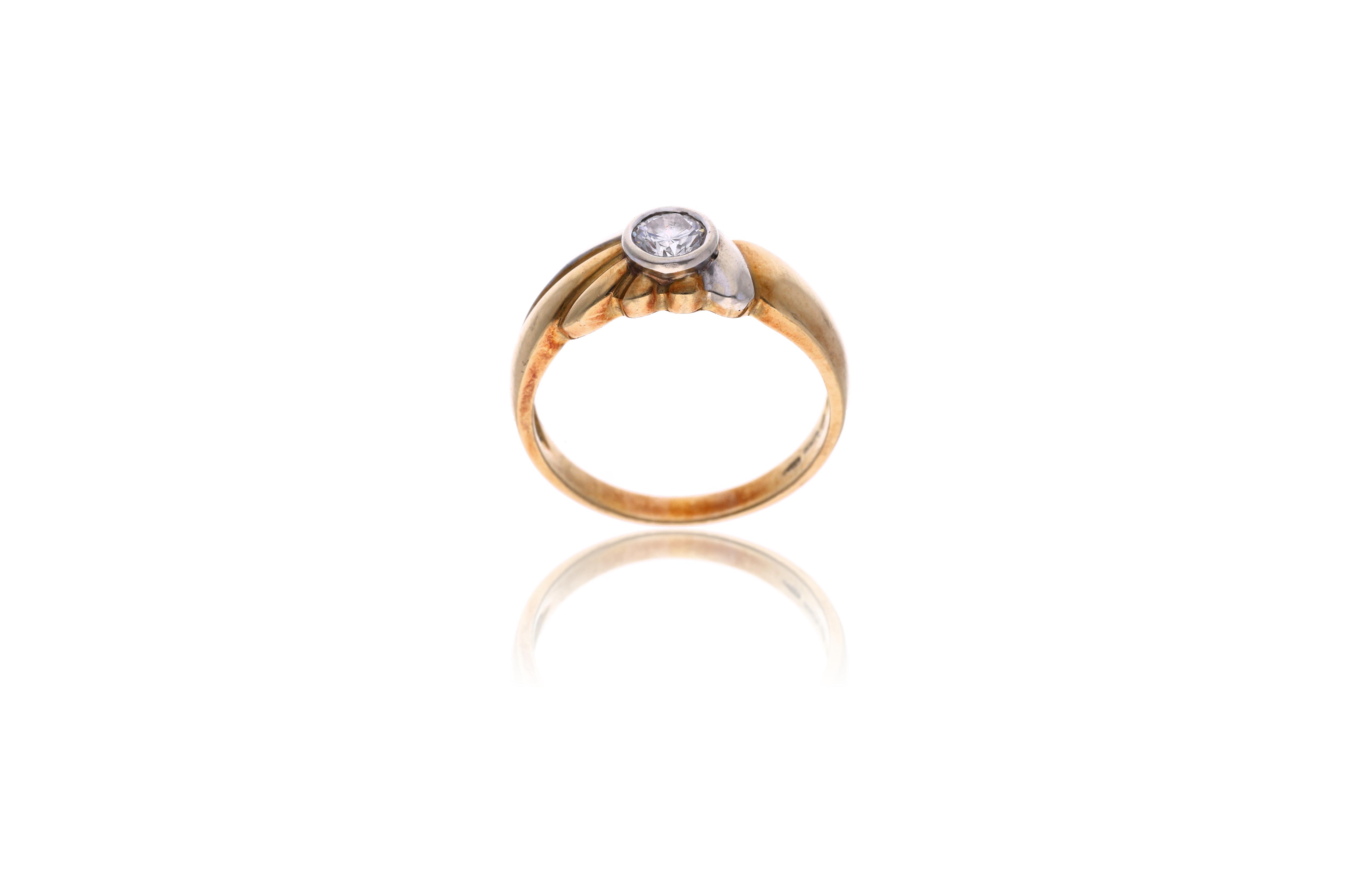 Anello con diamante - Asta Preziosi