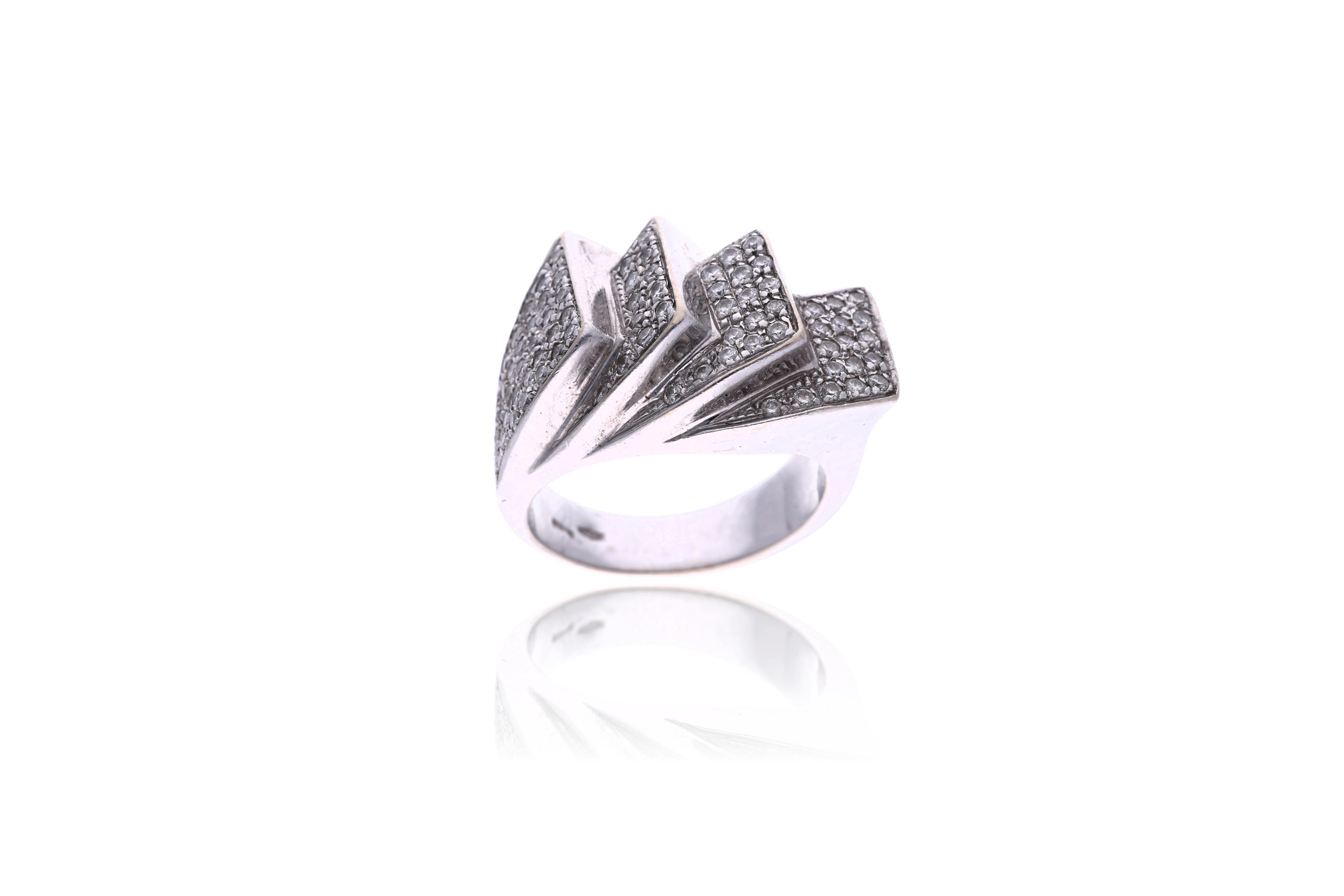 Anello con diamanti - Asta Preziosi
