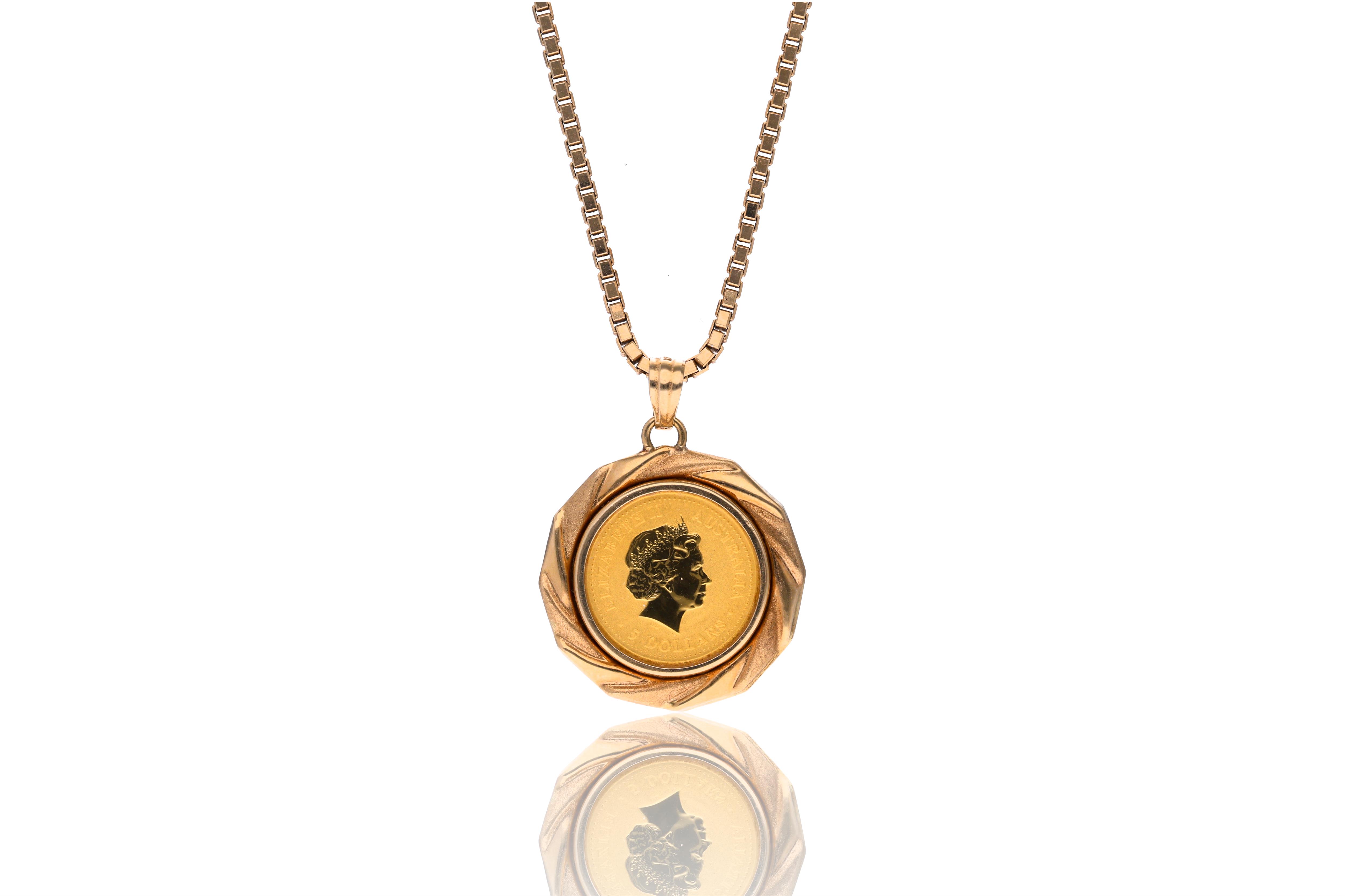 Collana con moneta - Asta Preziosi
