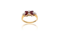 Anello con diamanti e rubini - Asta Preziosi Anello con diamanti e rubini - Asta Preziosi