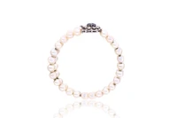 Bracciale con diamante, pietre e perle coltivate - Asta Preziosi Bracciale con diamante, pietre e perle coltivate - Asta Preziosi