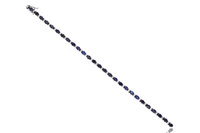 Bracciale con diamanti e zaffiri - Asta Preziosi Bracciale con diamanti e zaffiri - Asta Preziosi