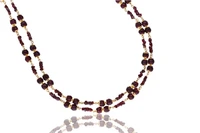 Collana con granati - Asta Preziosi Collana con granati - Asta Preziosi