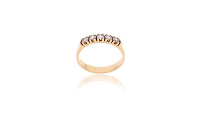 Anello con diamanti e pietra - Asta Preziosi
