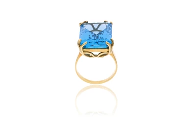Anello con topazio - Asta Preziosi Anello con topazio - Asta Preziosi