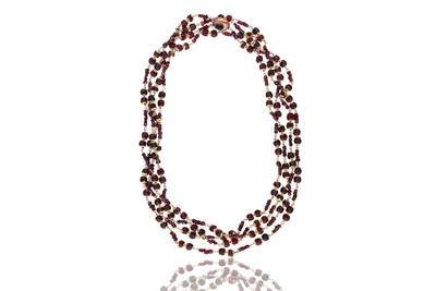 Collana con granati - Asta Preziosi Collana con granati - Asta Preziosi