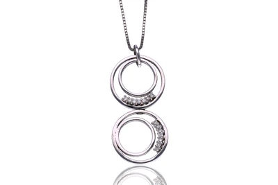 Collana e ciondolo con diamanti - Asta Preziosi Collana e ciondolo con diamanti - Asta Preziosi