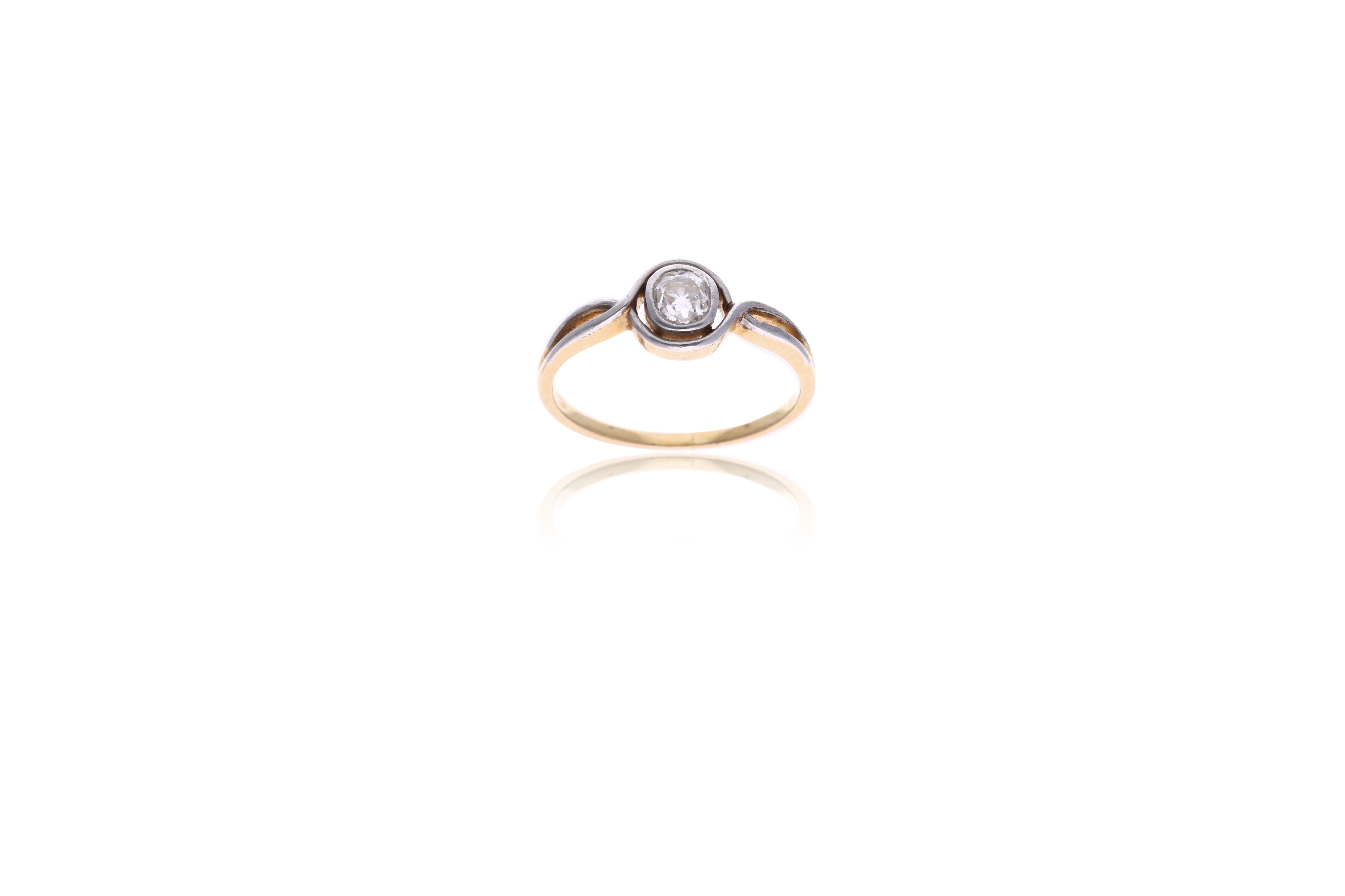 Anello con diamante - Asta Preziosi