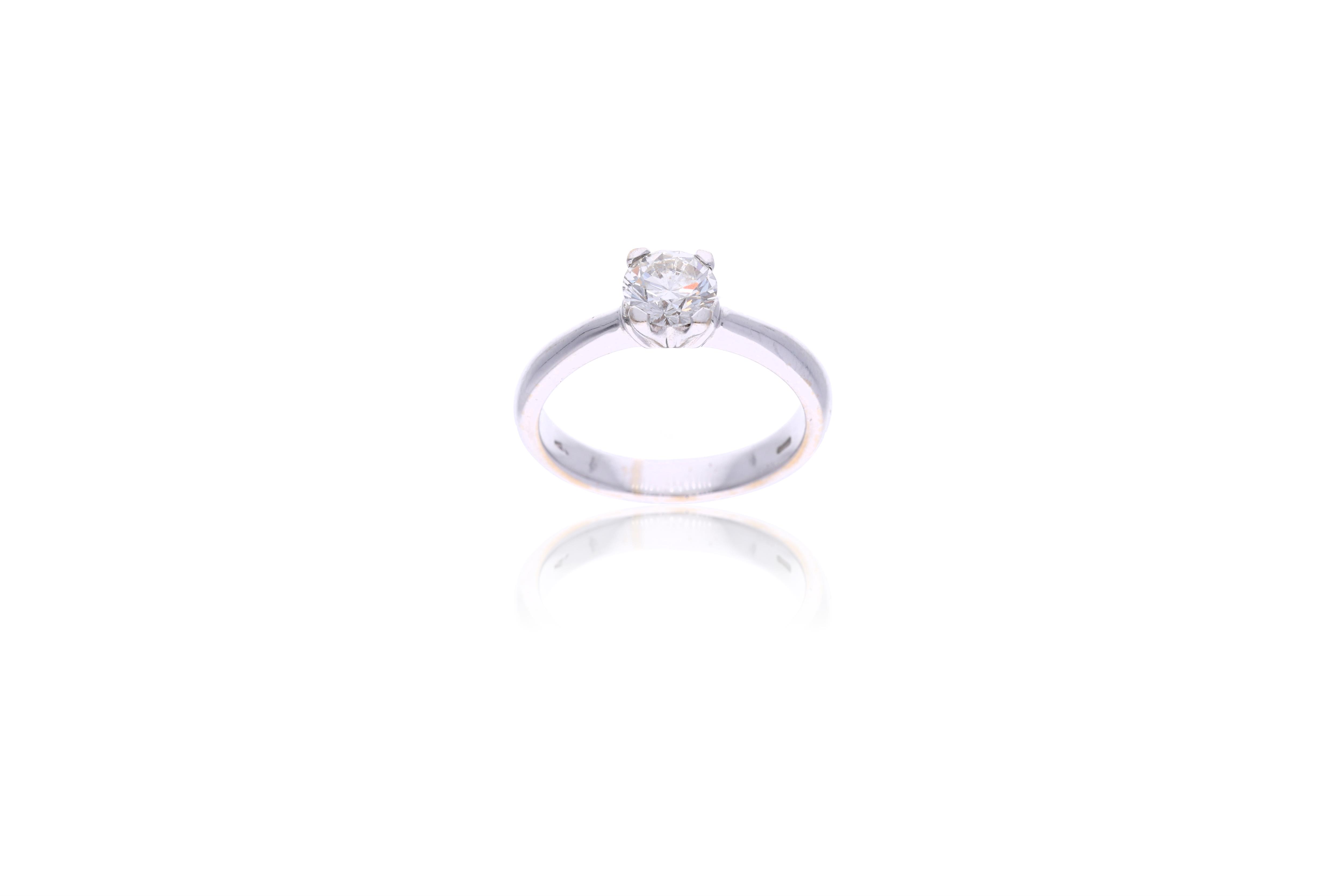 Anello con diamante - Asta Preziosi
