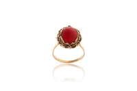 Anello con corallo - Asta Preziosi Anello con corallo - Asta Preziosi