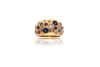 Anello con diamanti e pietre - Asta Preziosi Anello con diamanti e pietre - Asta Preziosi