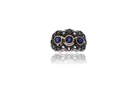 Anello con diamanti e zaffiri - Asta Preziosi Anello con diamanti e zaffiri - Asta Preziosi