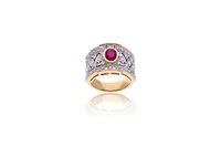 Anello con rubino e diamanti - Asta Preziosi Anello con rubino e diamanti - Asta Preziosi
