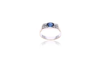 Anello con zaffiro e diamanti - Asta Preziosi Anello con zaffiro e diamanti - Asta Preziosi